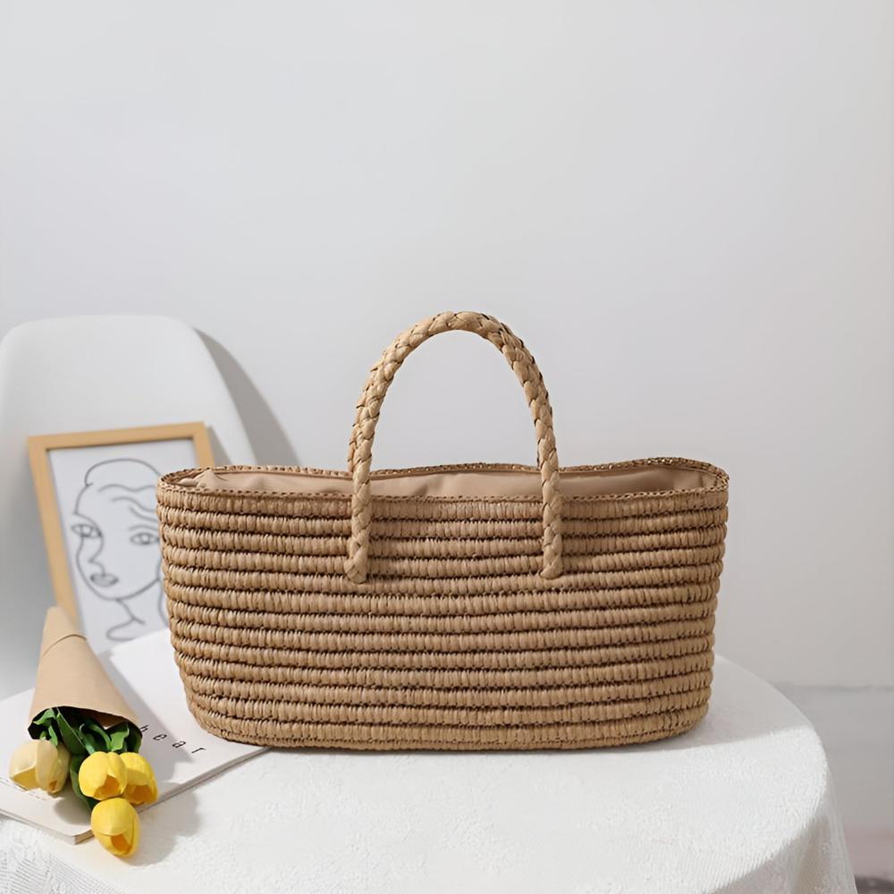 Woven Carry Tote Bag