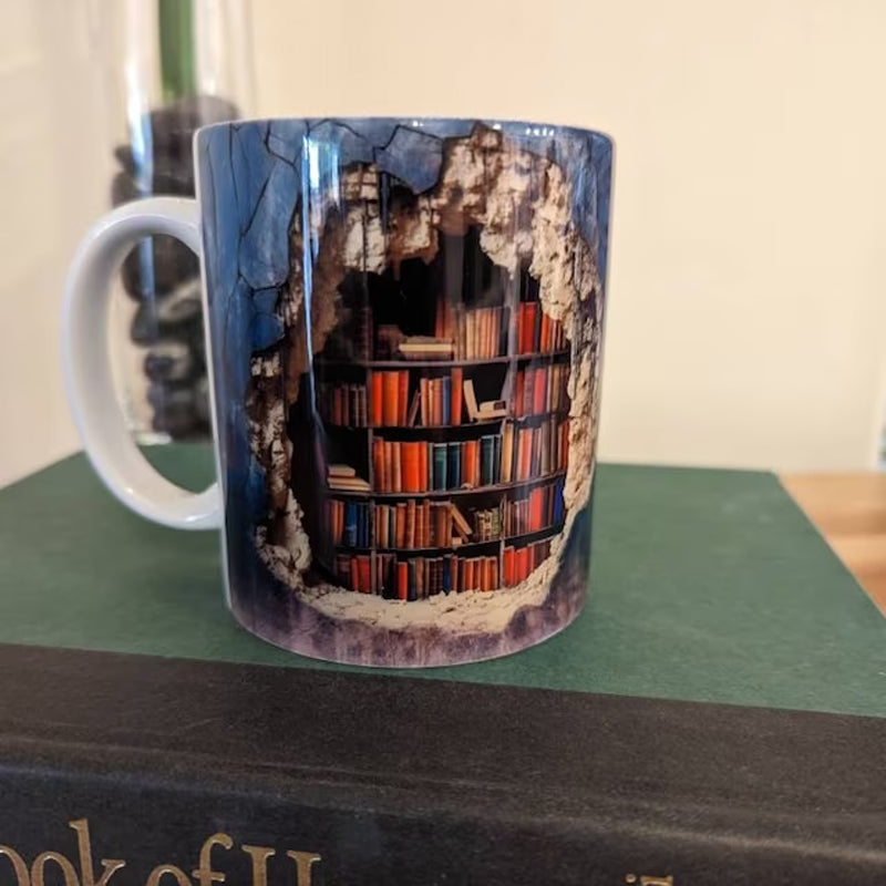Bookshelf Mug