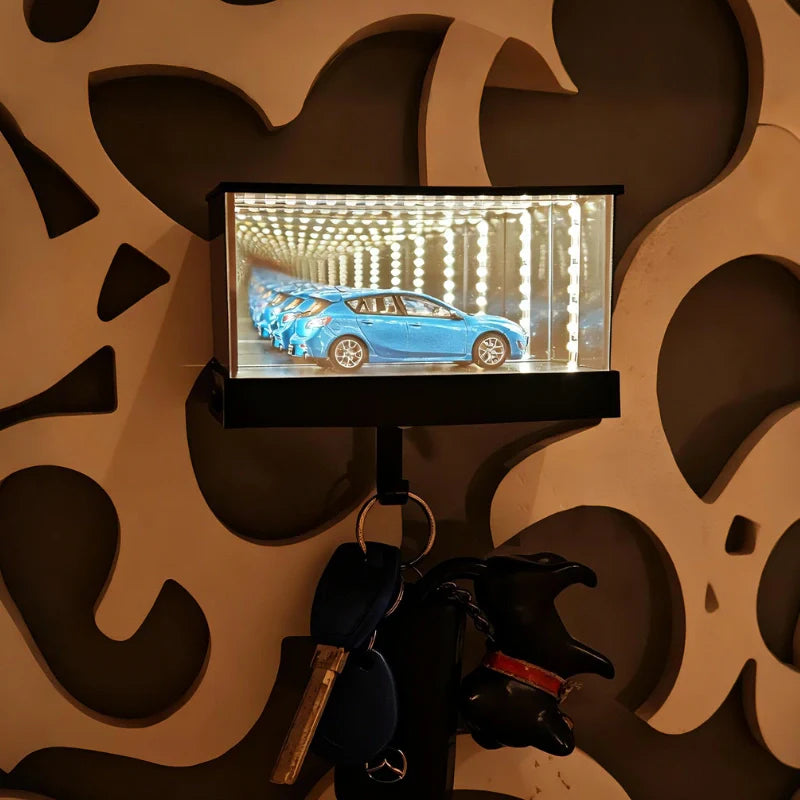 Infinity Mirror Car Key Hanger Light