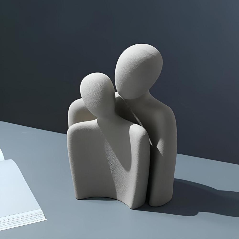 Couple Ceramic Love Figurine