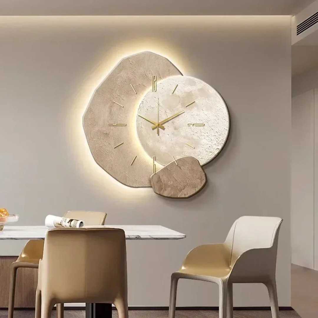 LunaWood LED Wood Wall Clock