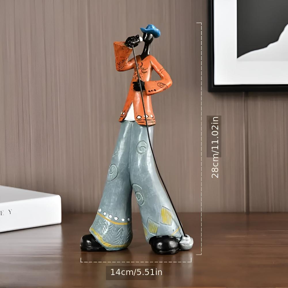 Jazz Band Resin Sculpture Set