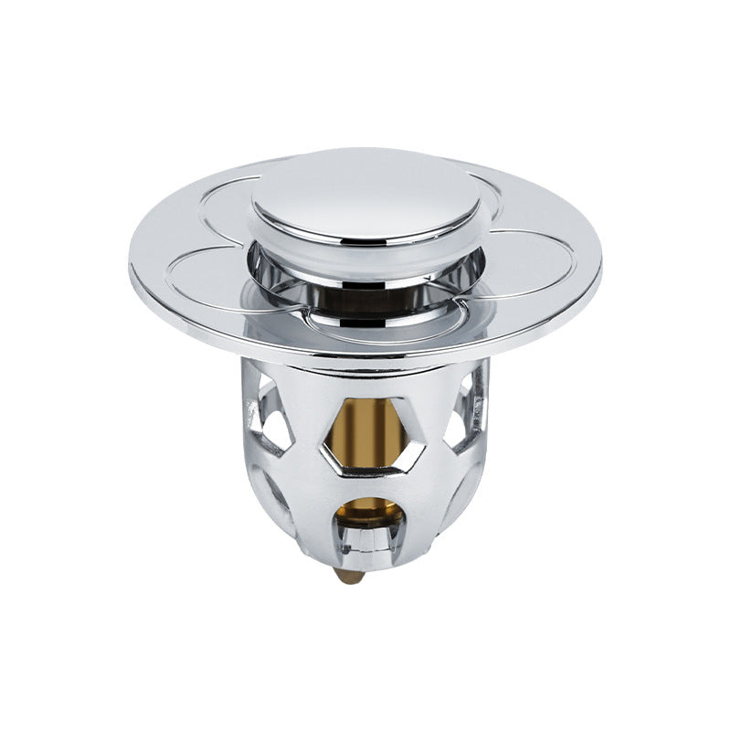 Press-Pop Sink Drain Stopper