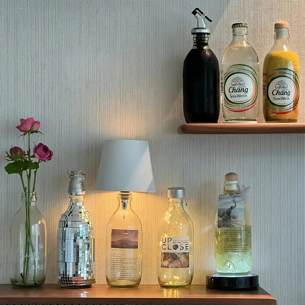 Bottle Accent Table Lamp