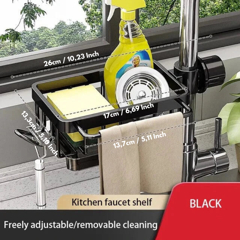 Aluminum Sink Caddy Organizer