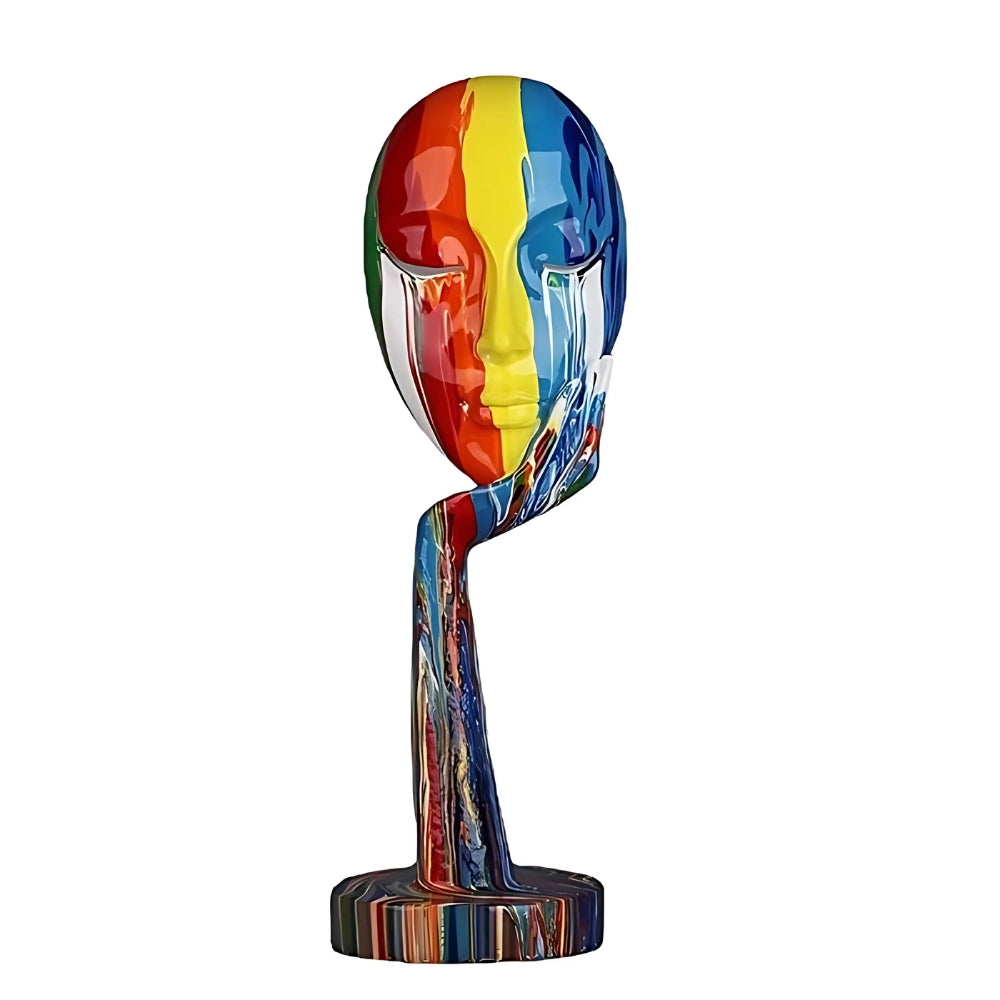 Abstract Face Art Sculpture