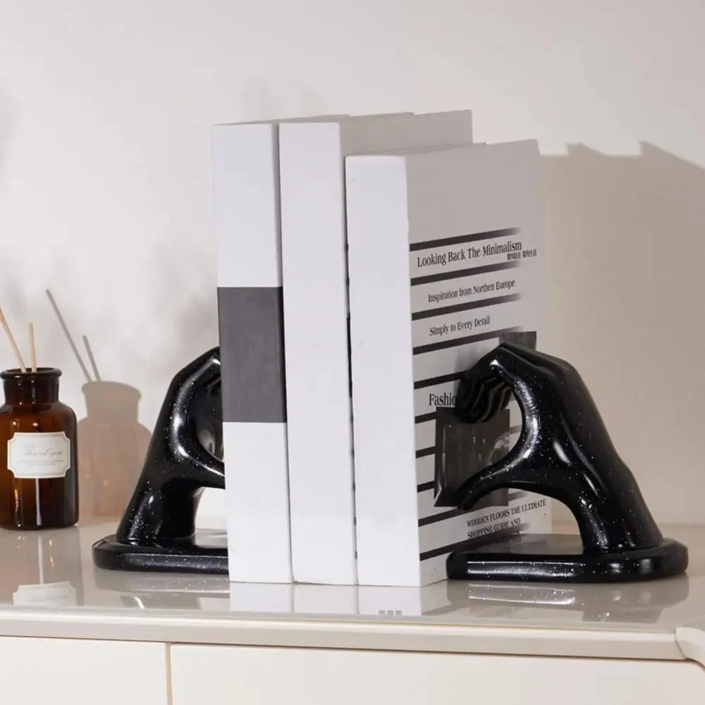 Heart Gesture Bookends