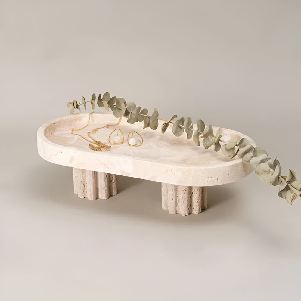 Travertine Display Tray