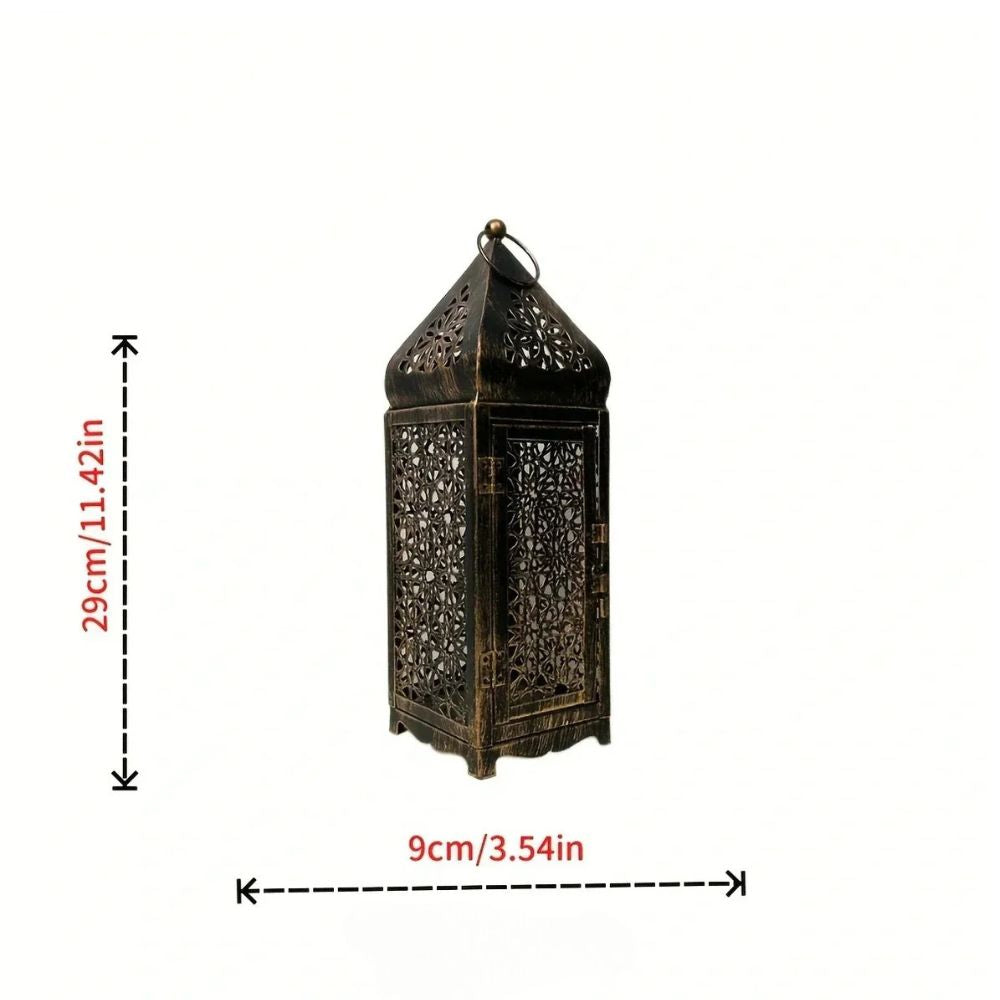 Intricate Iron Candle Holder