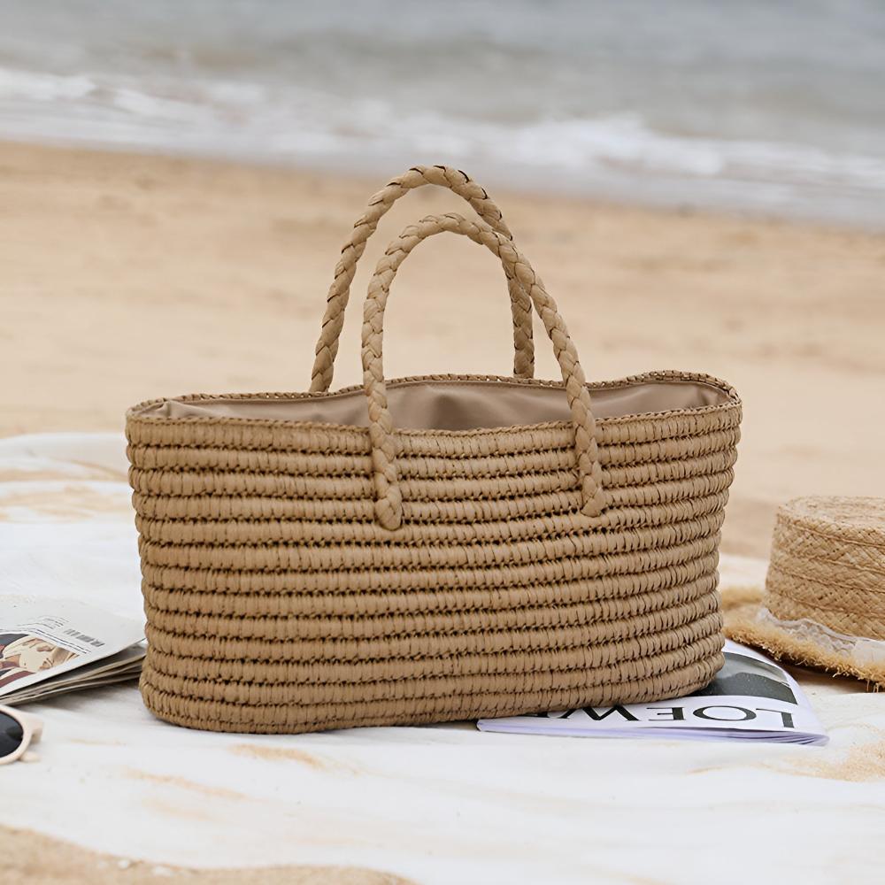 Woven Carry Tote Bag