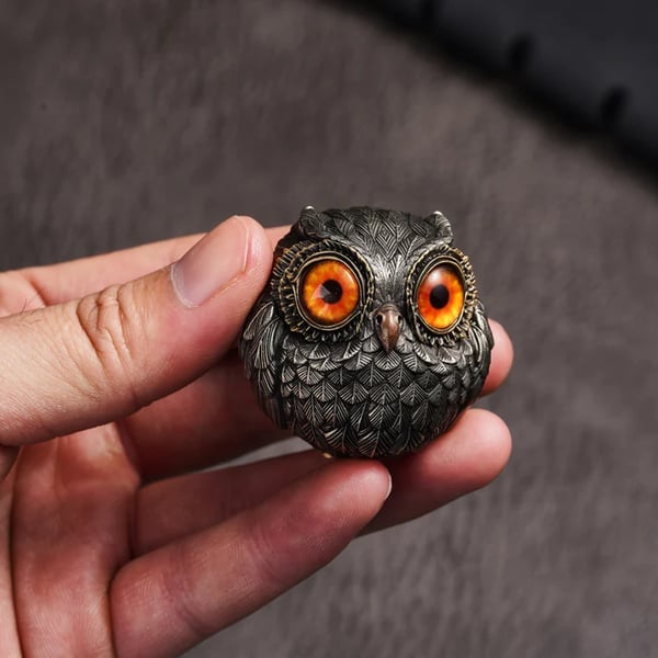 Decorative Owl Figurine Sculpture
