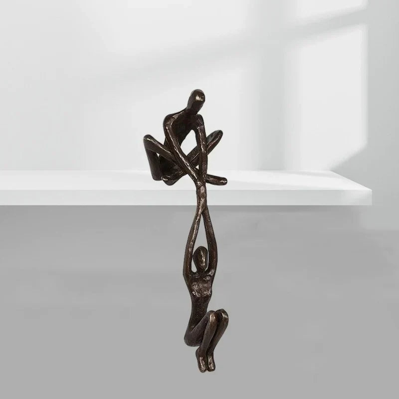 Balancing Couple Sculpture