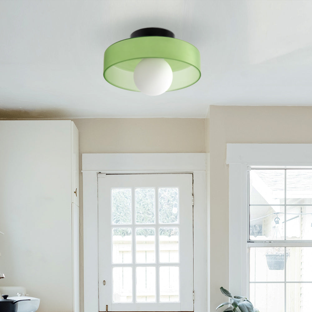 Round Flush Ceiling Light