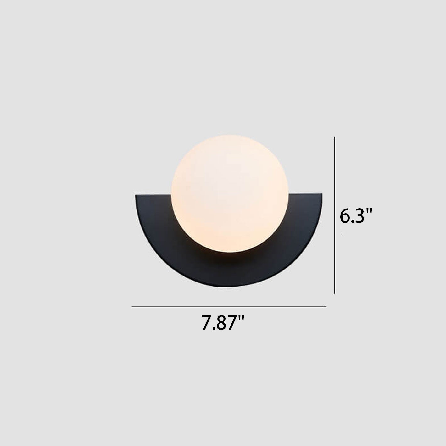 SphereGlow Wall Light