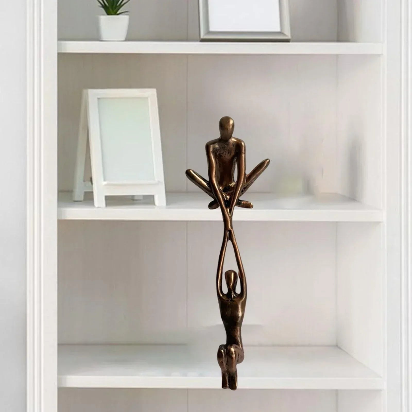 Balancing Couple Sculpture