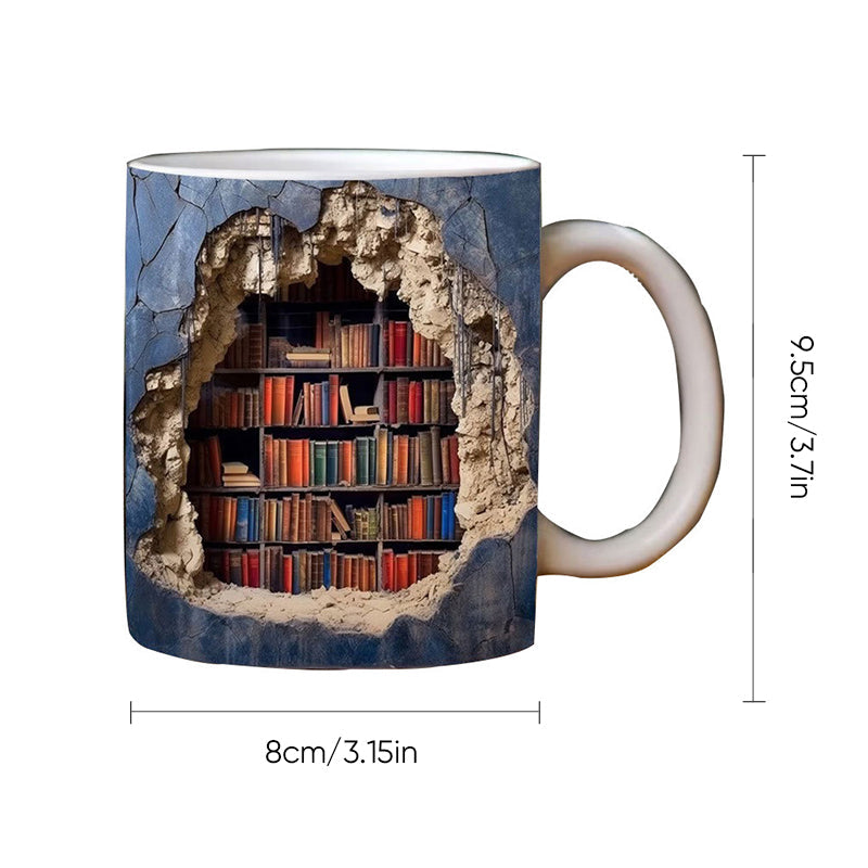 Bookshelf Mug