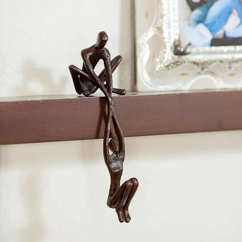 Balancing Couple Sculpture