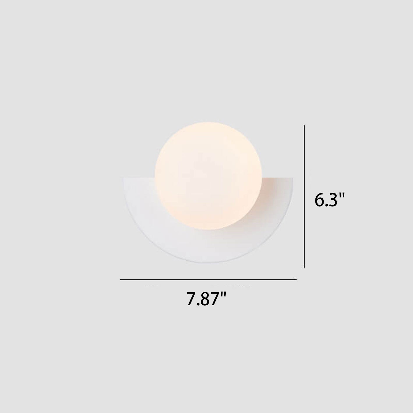 SphereGlow Wall Light