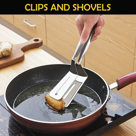 Double-Sided Stainless Steel Spatula