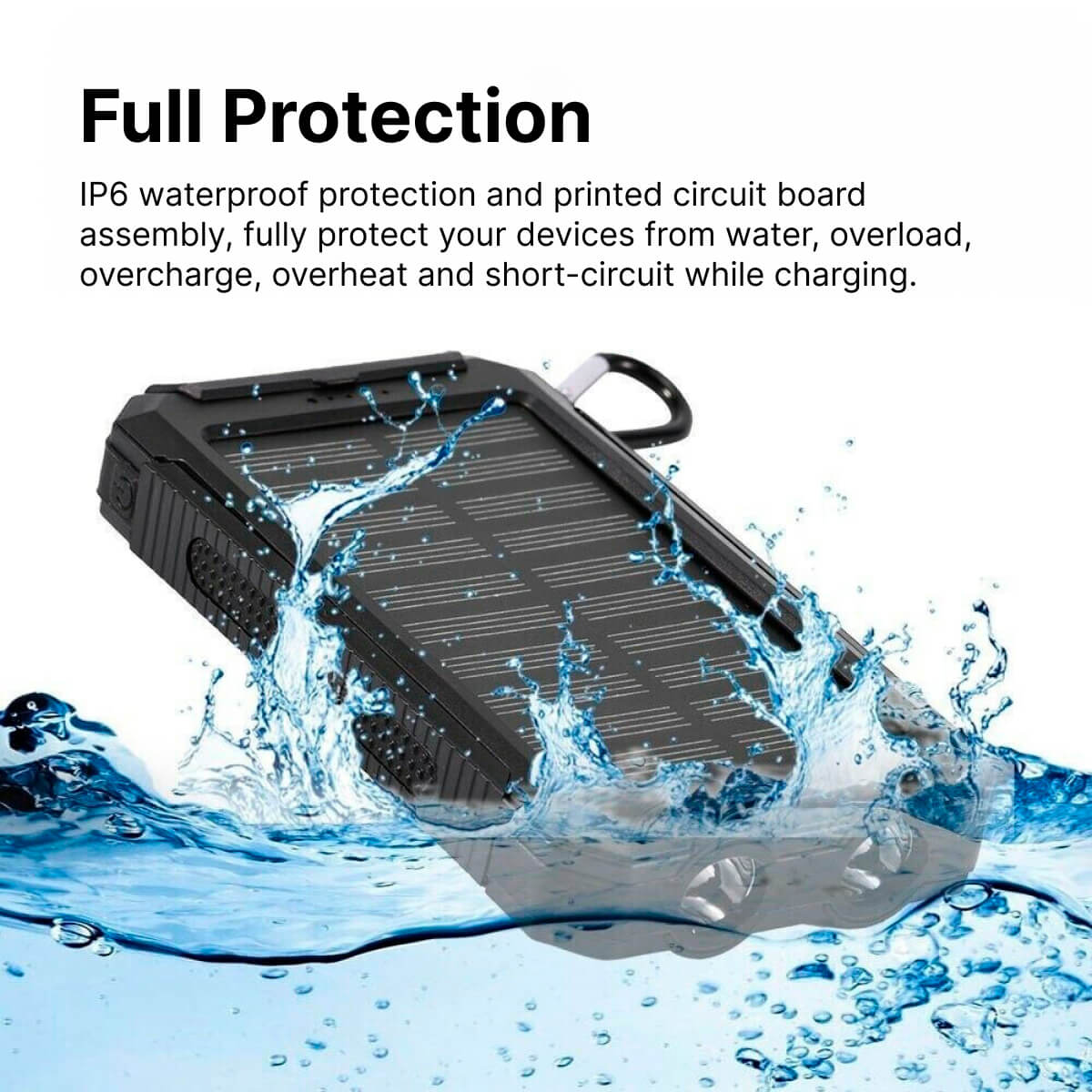 Solar Waterproof Outdoor Power Bank
