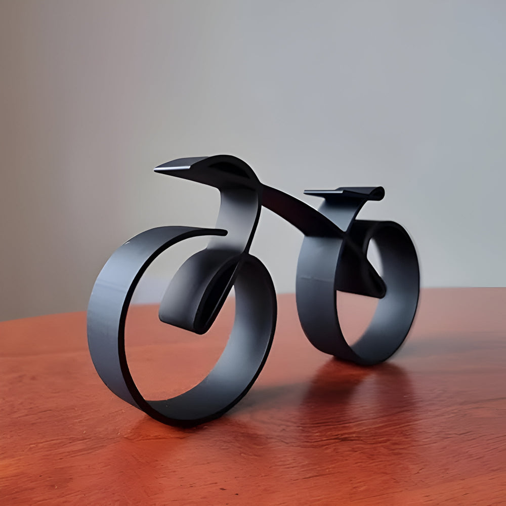 Wireframe Bicycle Desk Sculpture