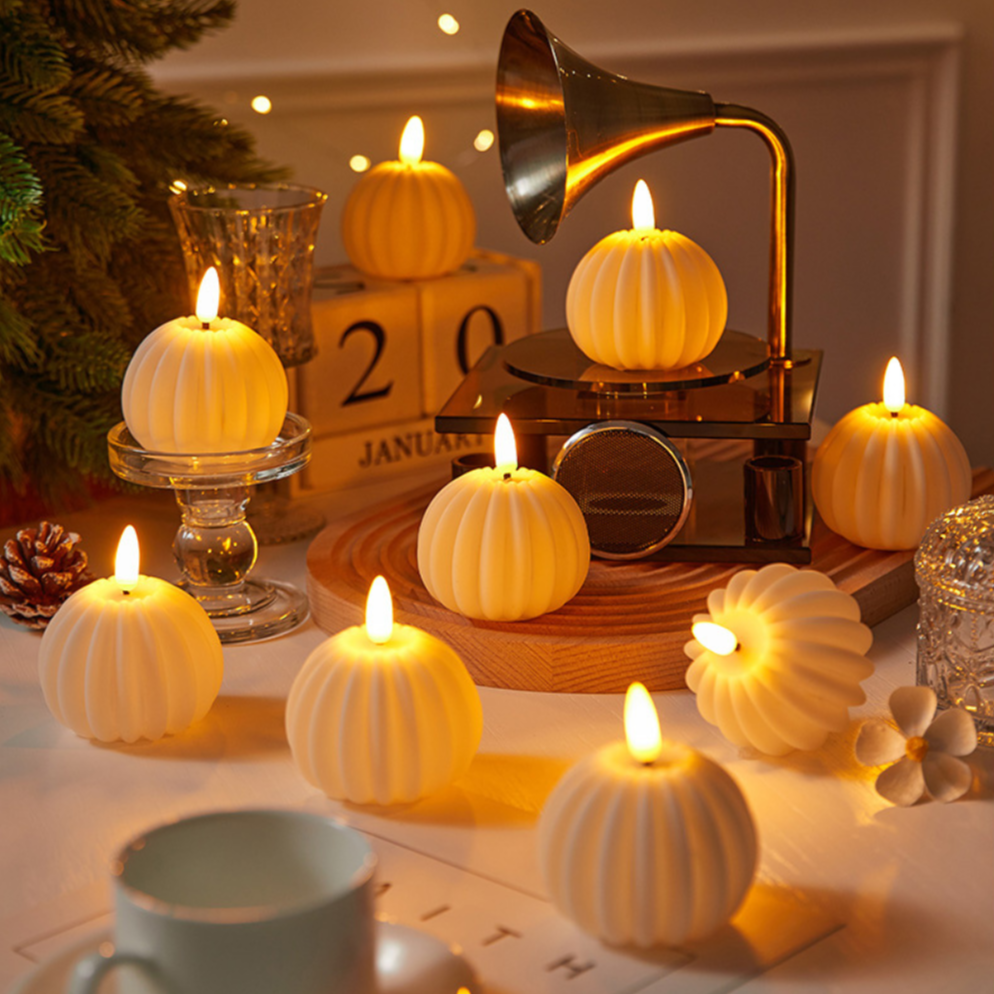 Flameless Block Candle Set