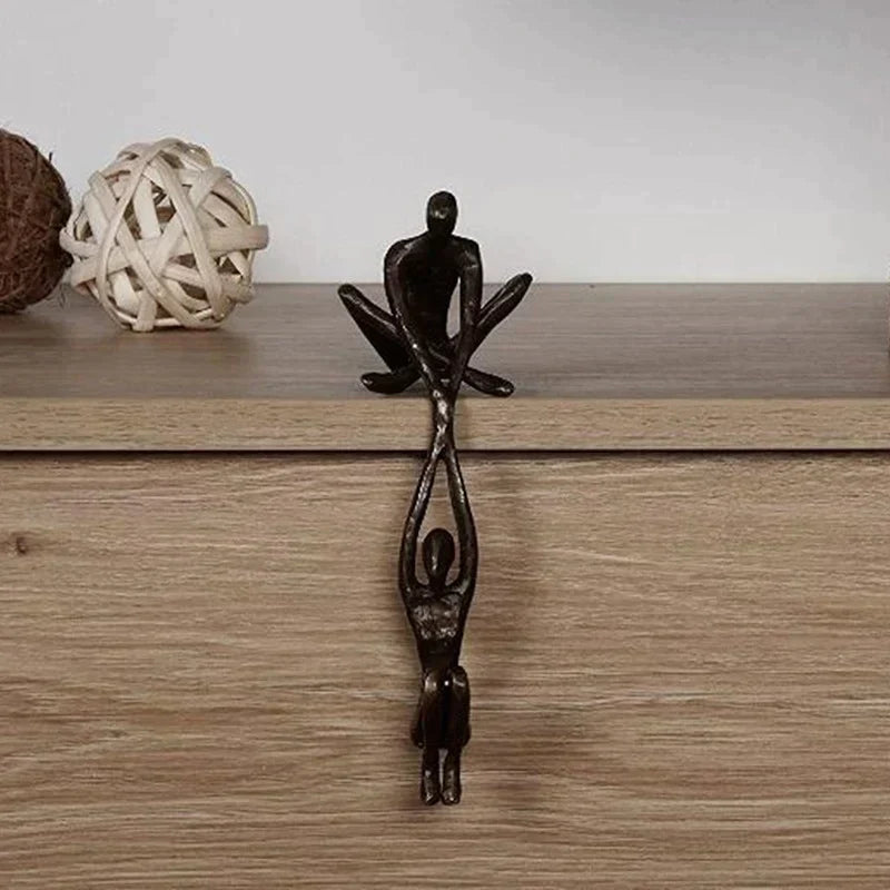 Balancing Couple Sculpture