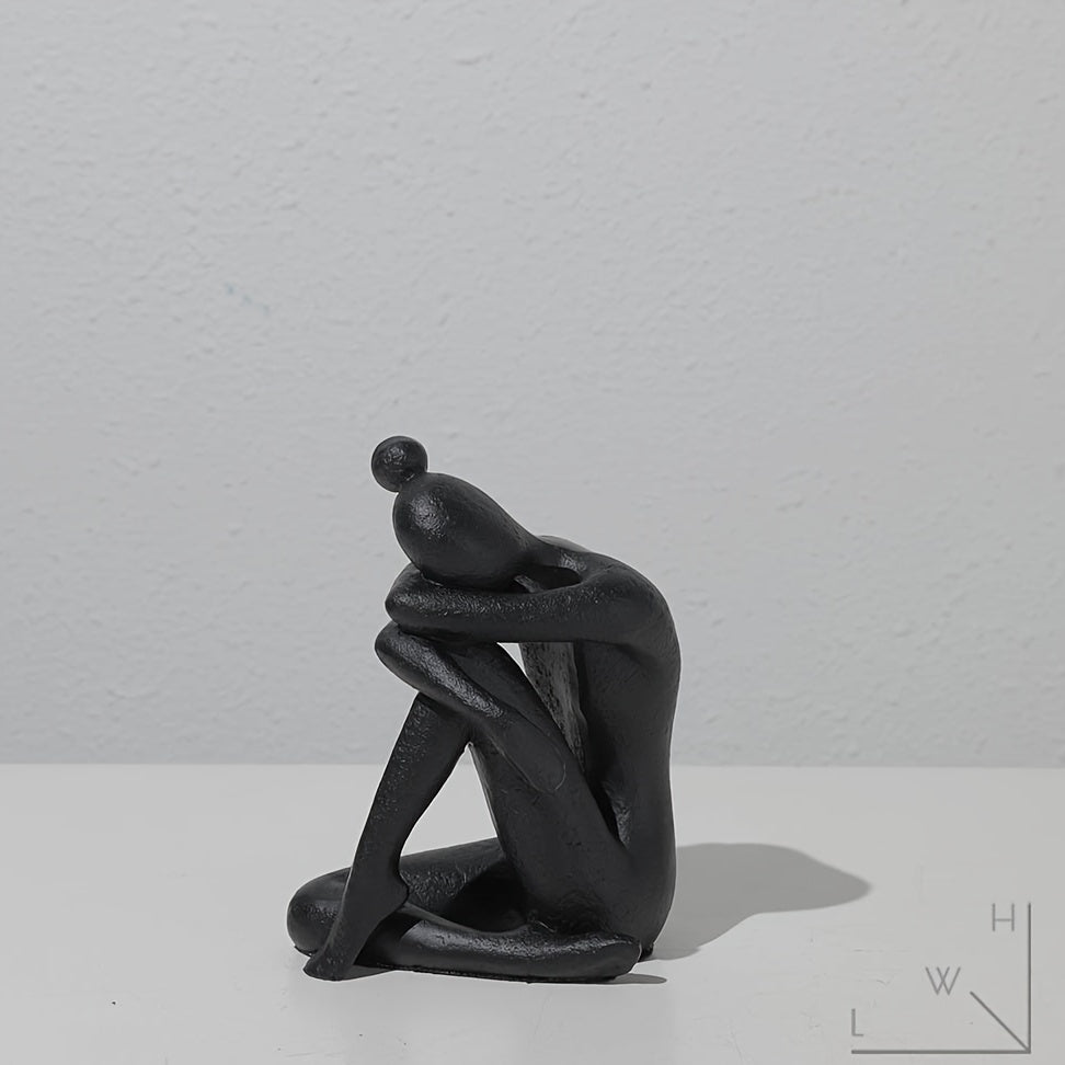 Abstract Figure Resin Bookends