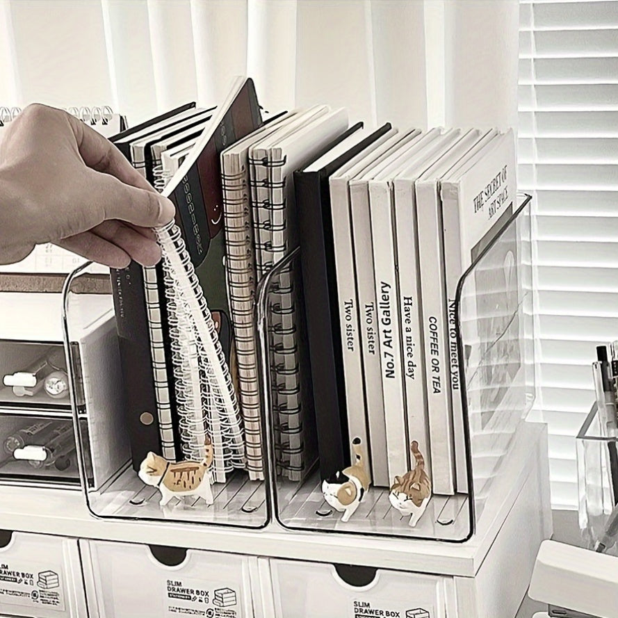 Clear Arc Bookend Stand