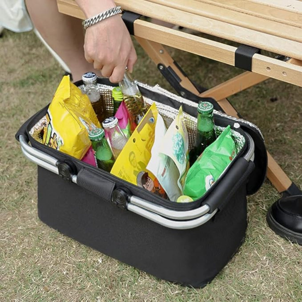 Collapsible Picnic Carry Basket