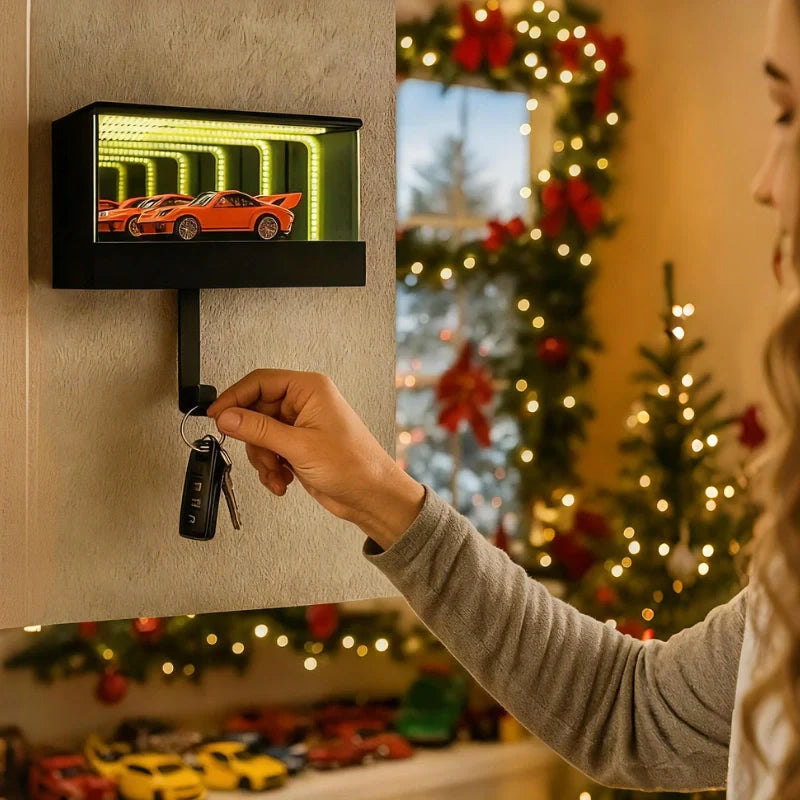 Infinity Mirror Car Key Hanger Light