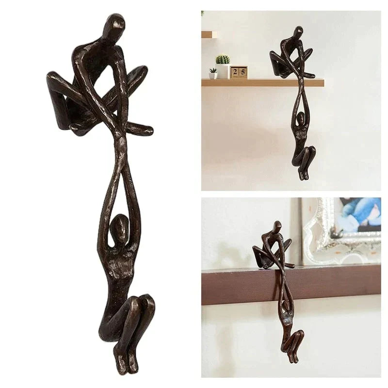 Balancing Couple Sculpture