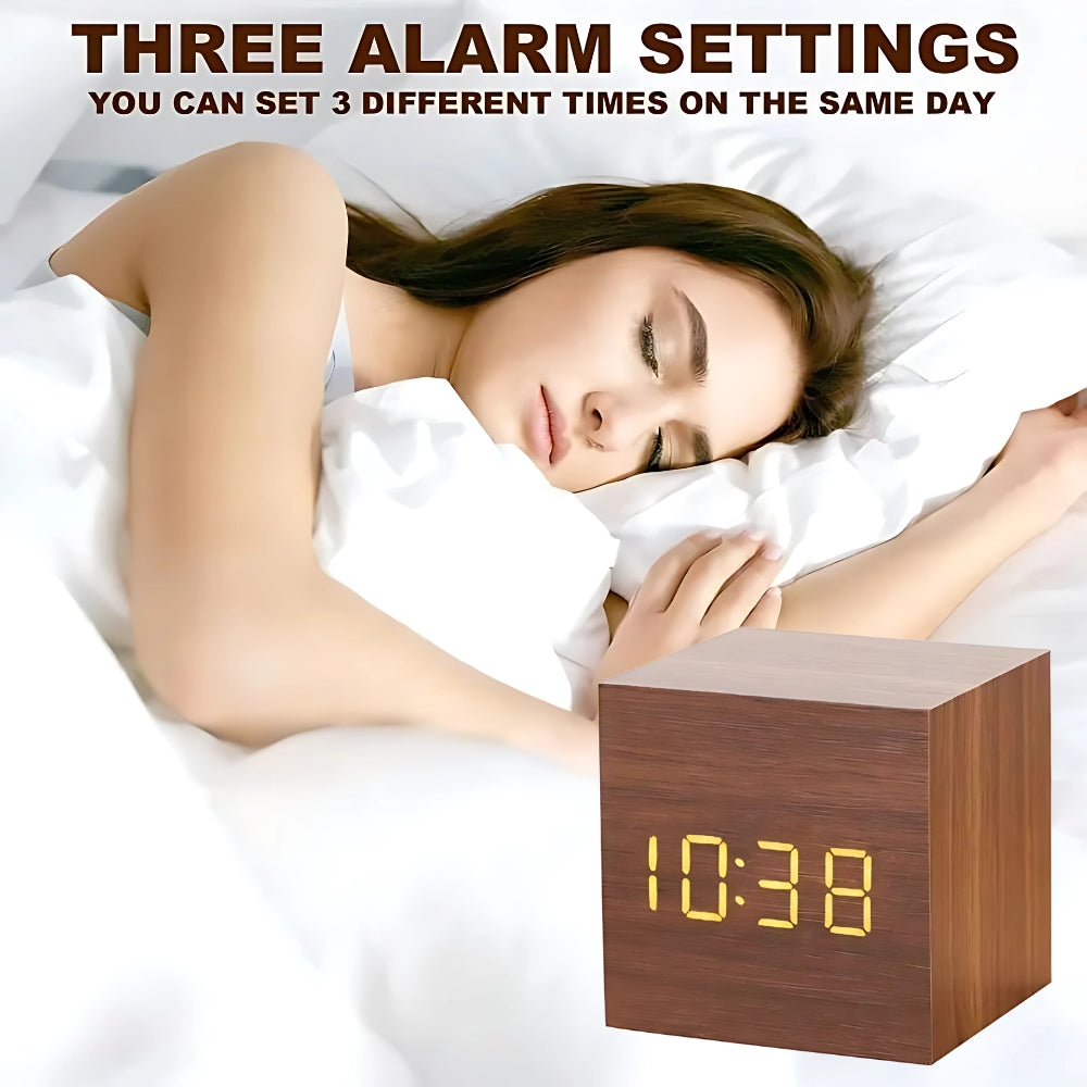 Digital Cube Alarm Clock