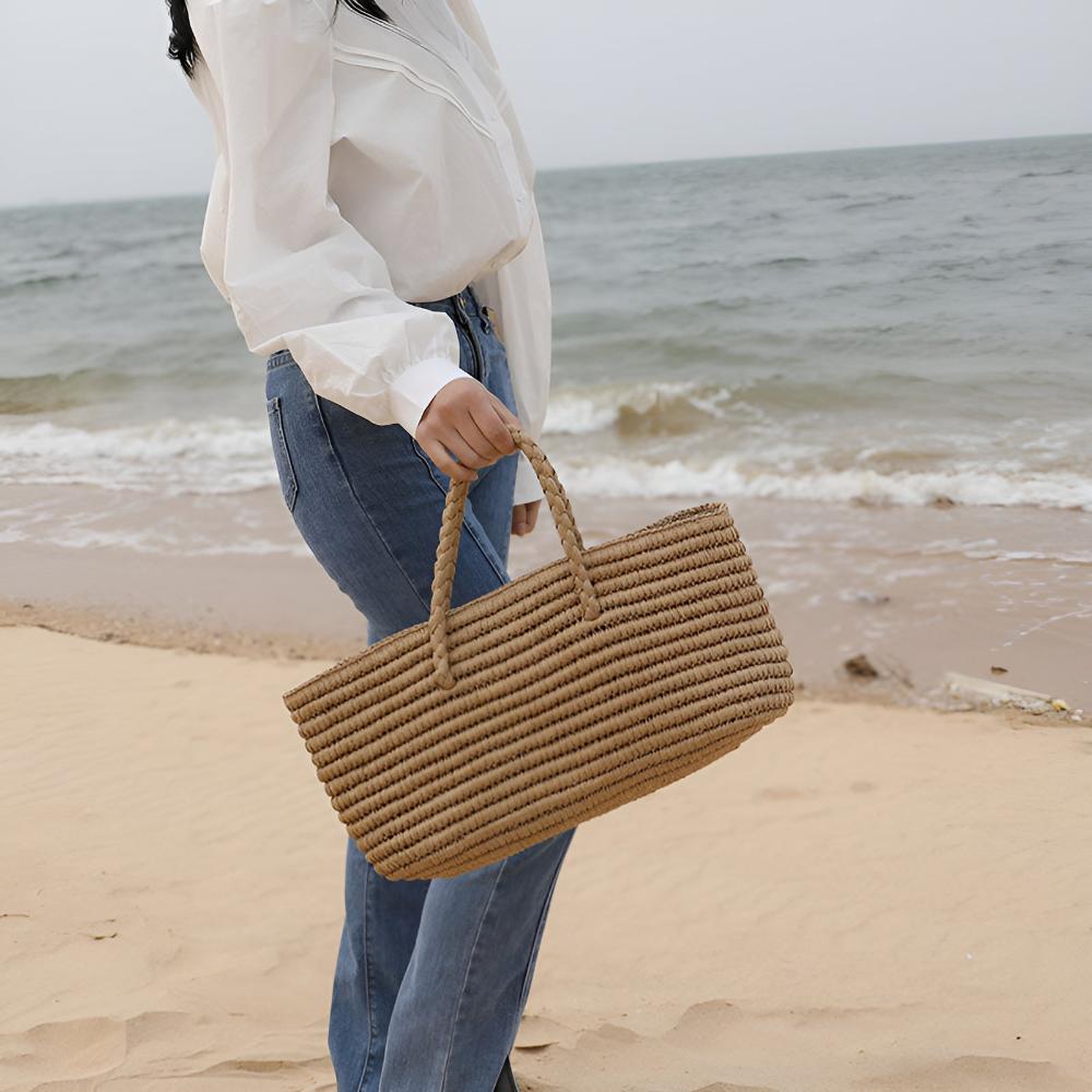 Woven Carry Tote Bag