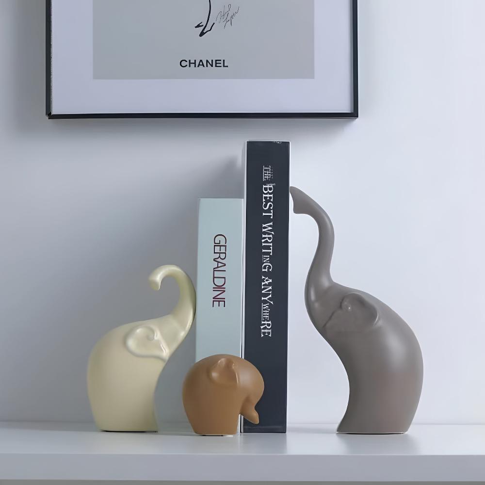 Abstract Hollow Elephant Sculpture