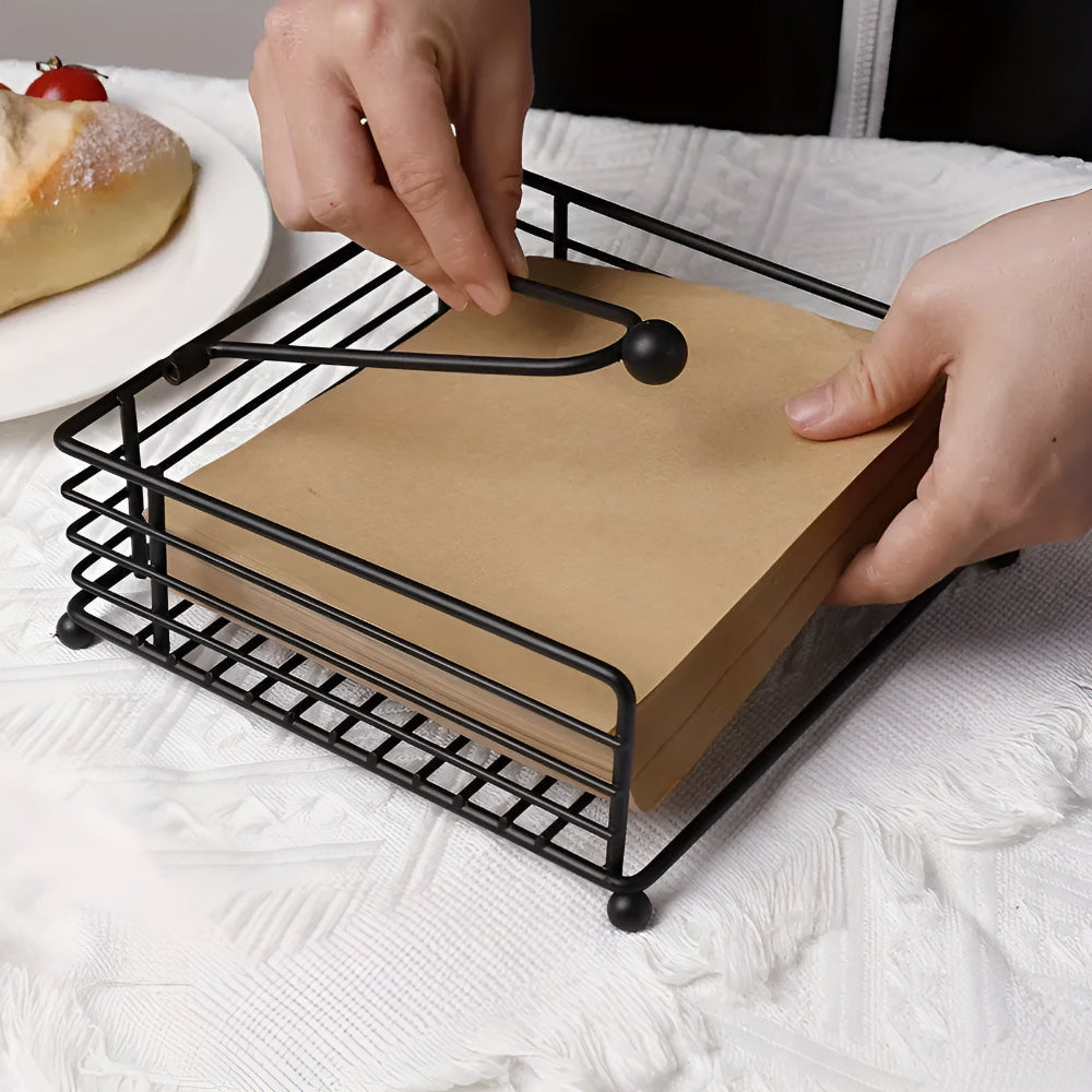 Iron Frame Napkin Holder