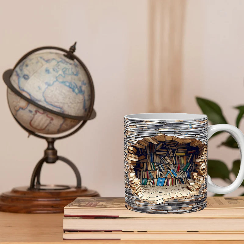 Bookshelf Mug