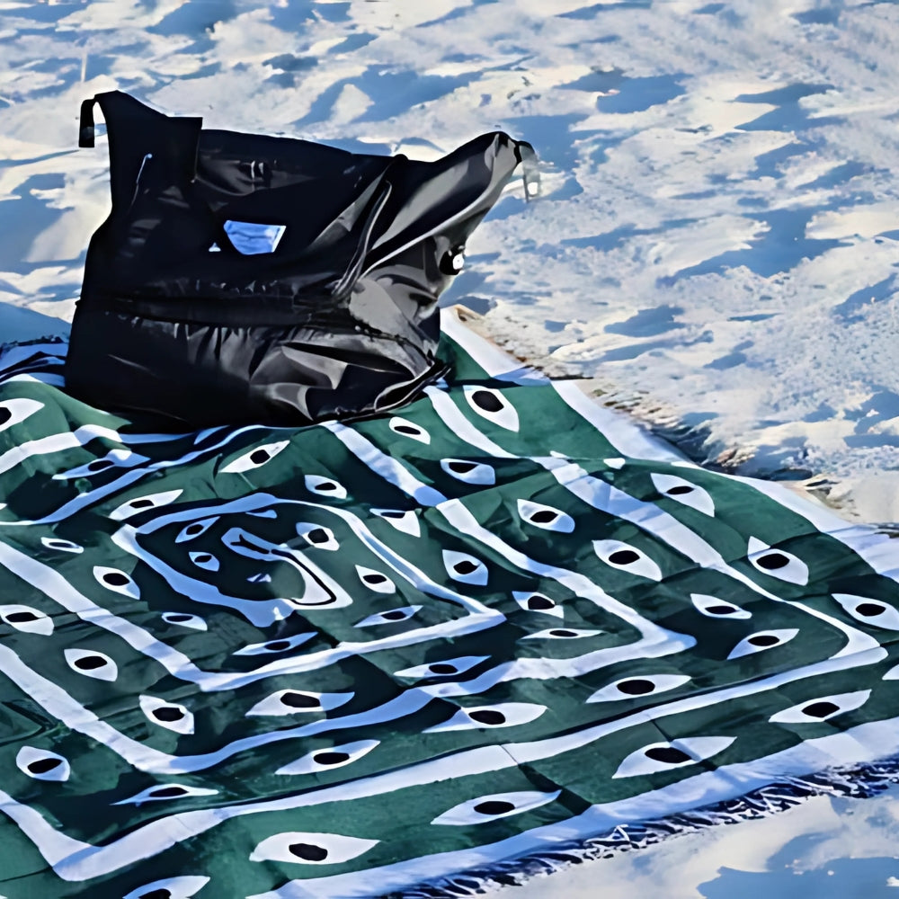 Patterned Cotton Throw Blanket