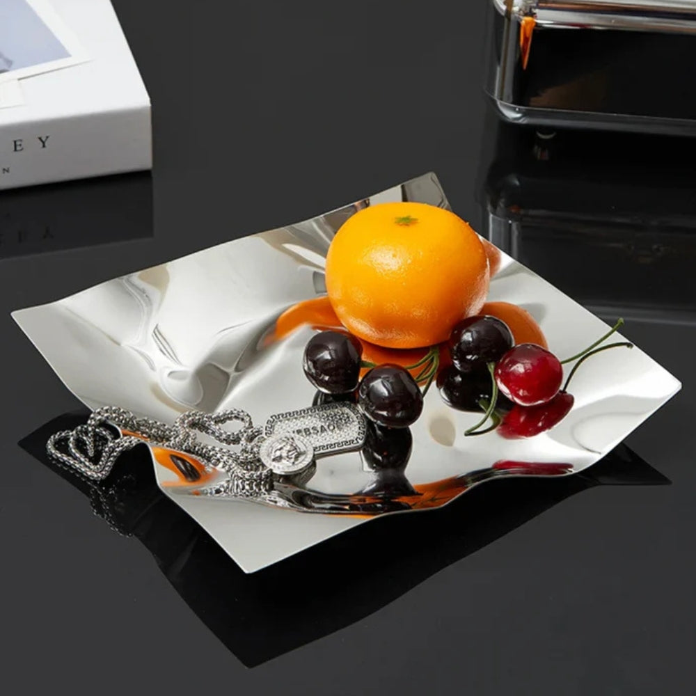 Crinkle Metal Display Tray