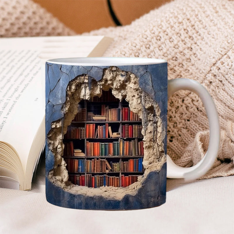 Bookshelf Mug