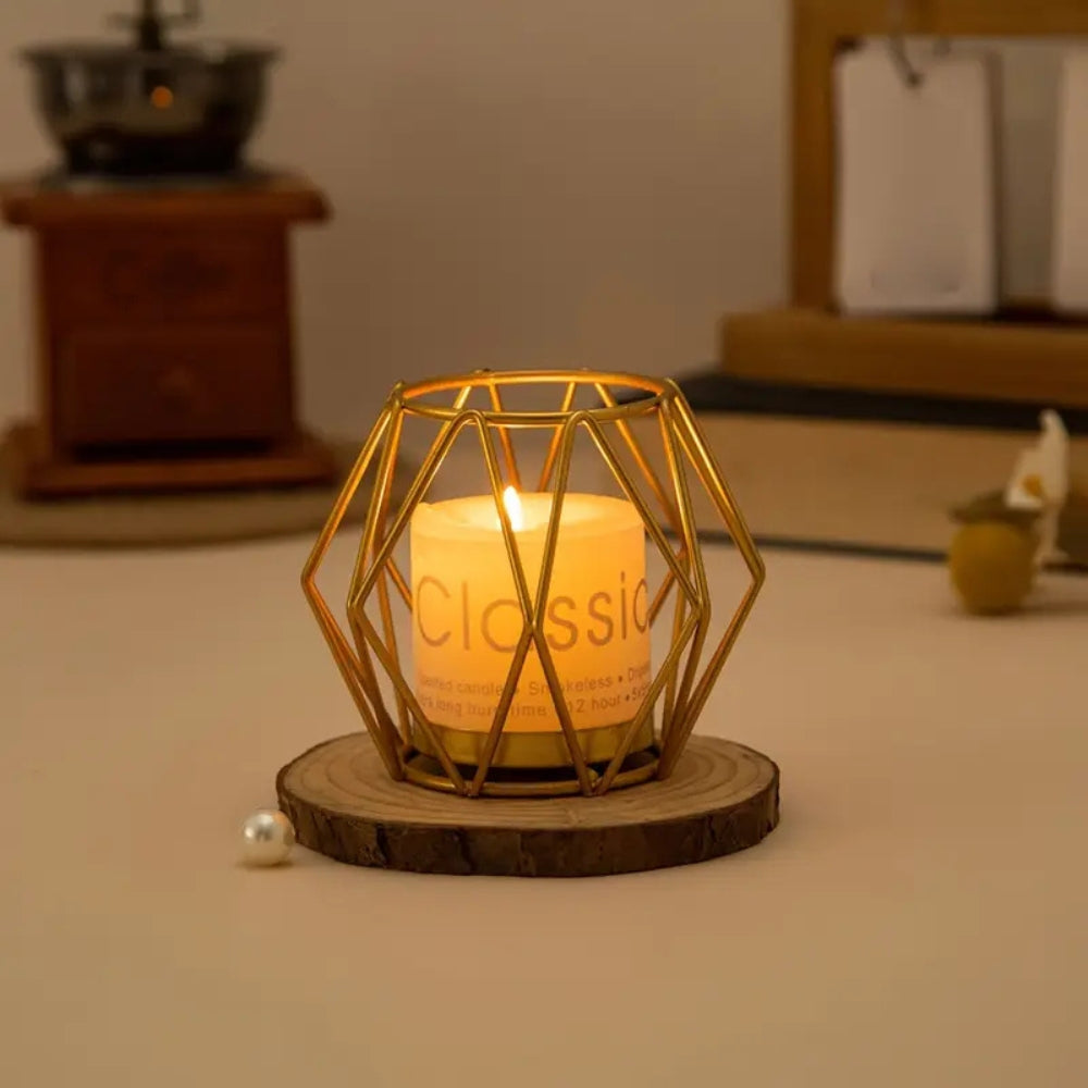 Geometric Frame Candle Holder
