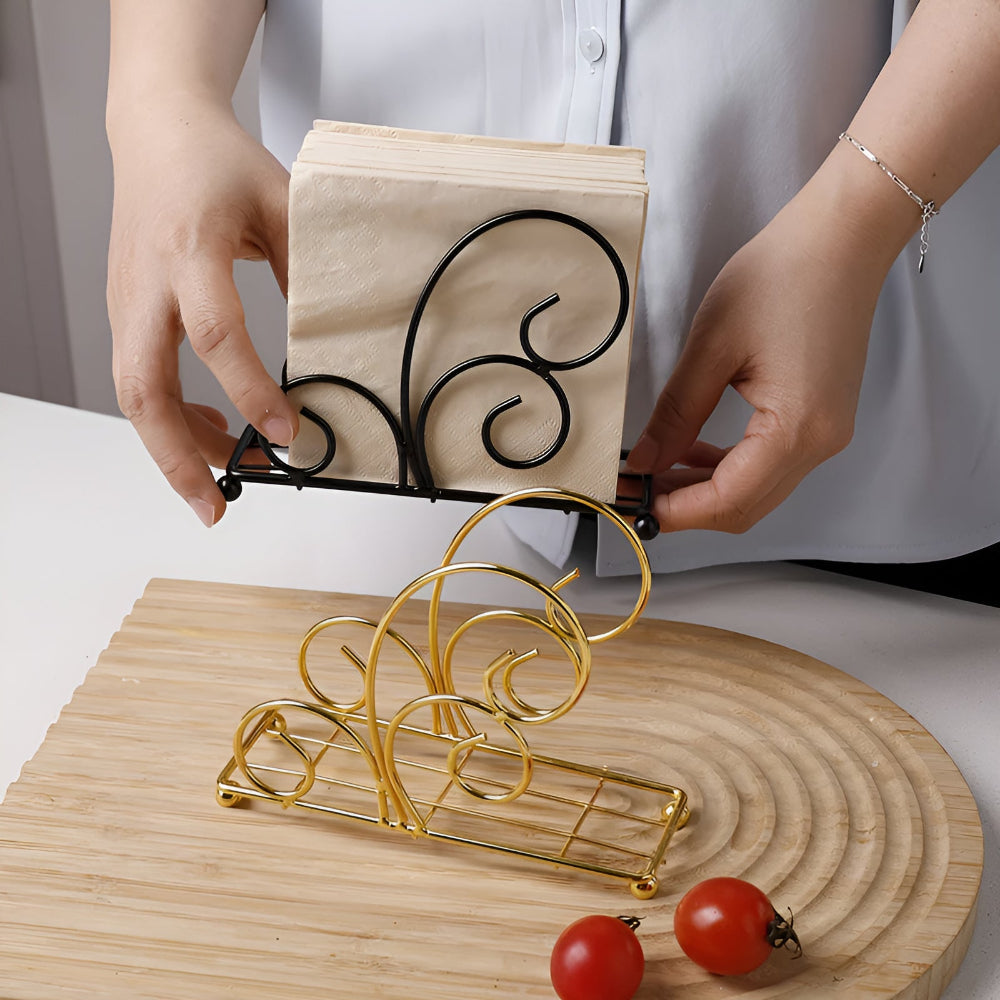 Curved Wire Napkin Stand