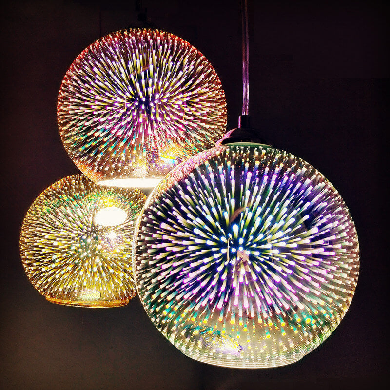 Fireworks Dome Ceiling Light