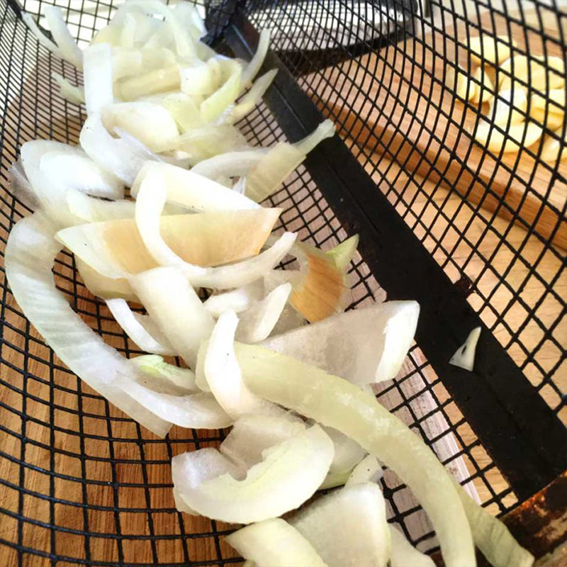 Rotating Grill Basket Cage