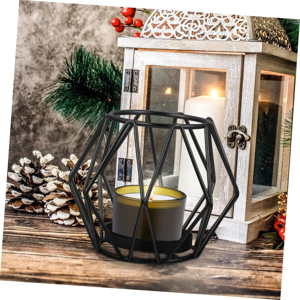 Geometric Frame Candle Holder
