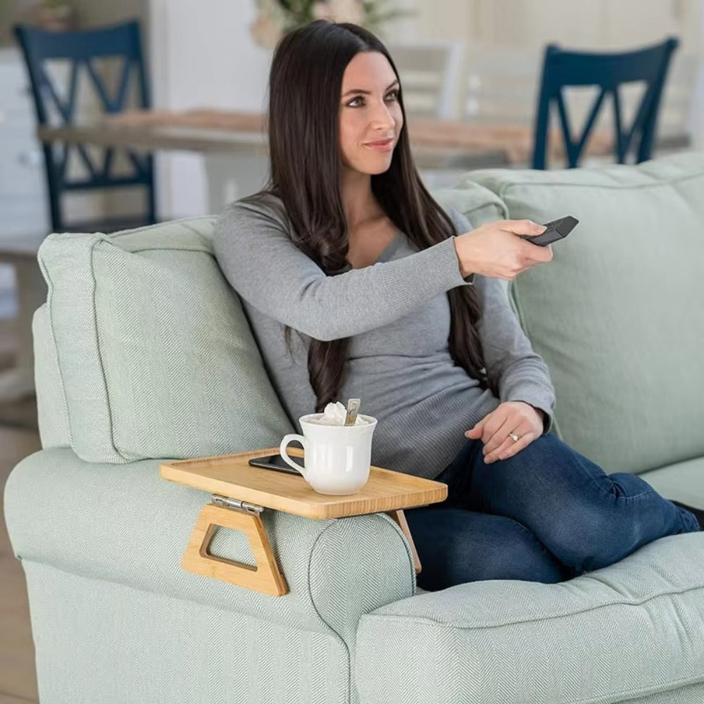 Clip-On Armrest Tray