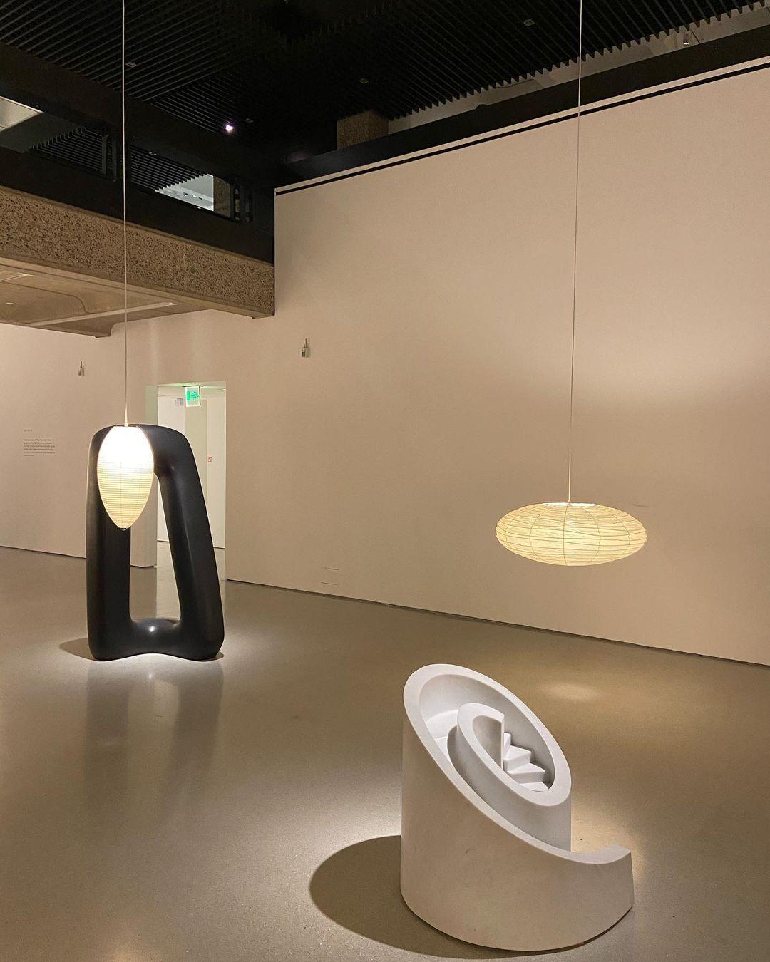 Japanese Paper Saucer Ceiling Light