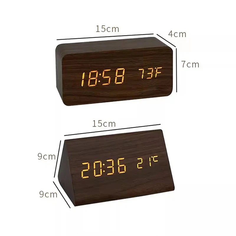 LED Voice Control Alarm Clock