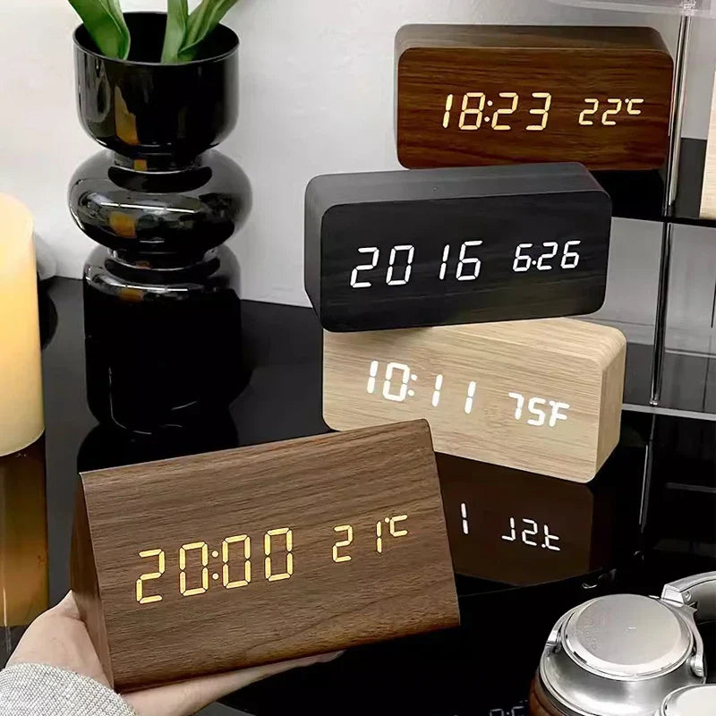 LED Voice Control Alarm Clock