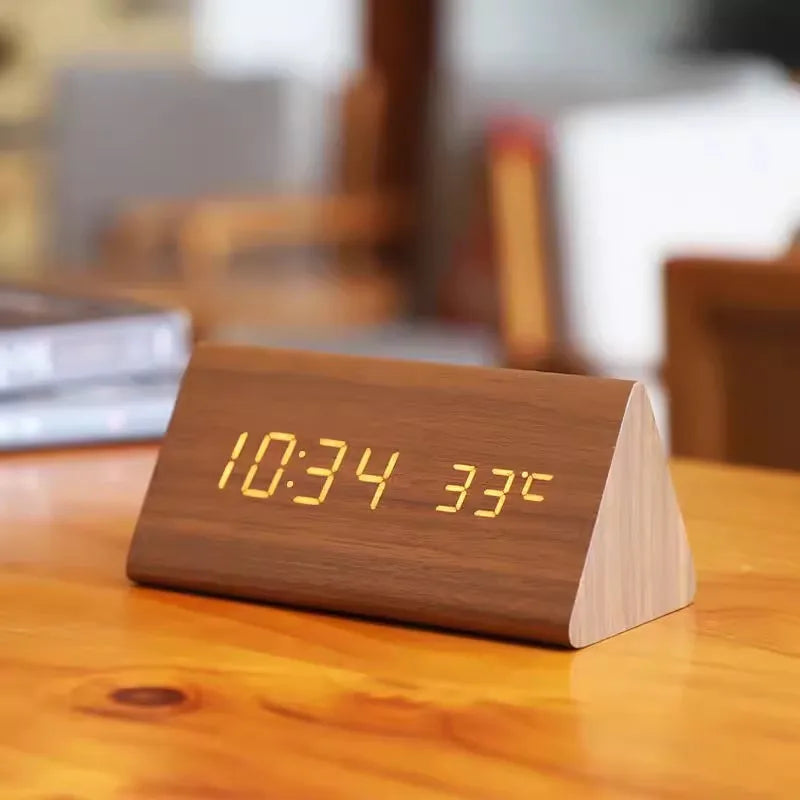 LED Voice Control Alarm Clock